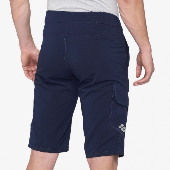 Pantalon Corto 100x100 Ridecamp Shorts Azul Marino